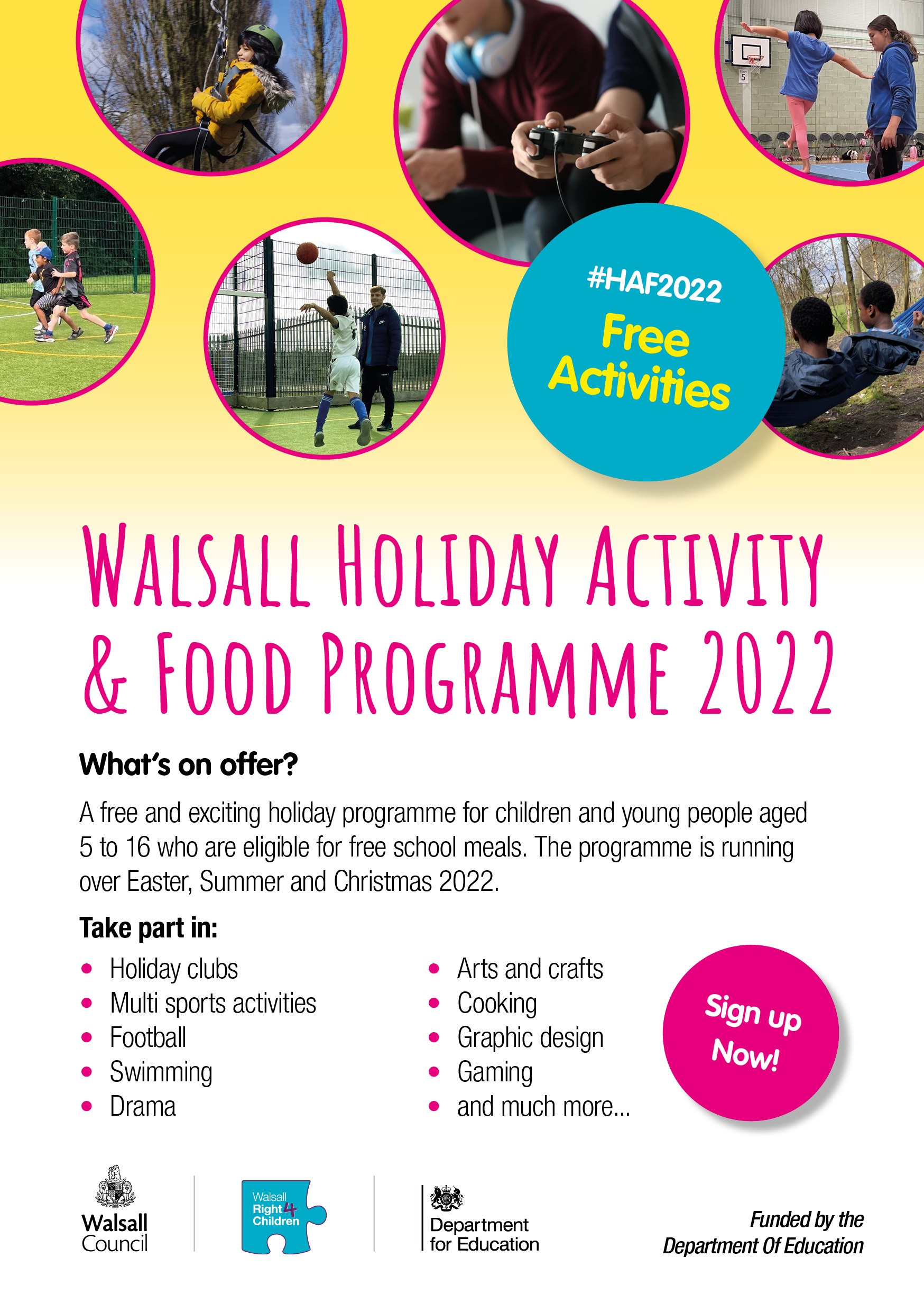 Walsall Holiday Activity & Food Programme Bloxwich Academy