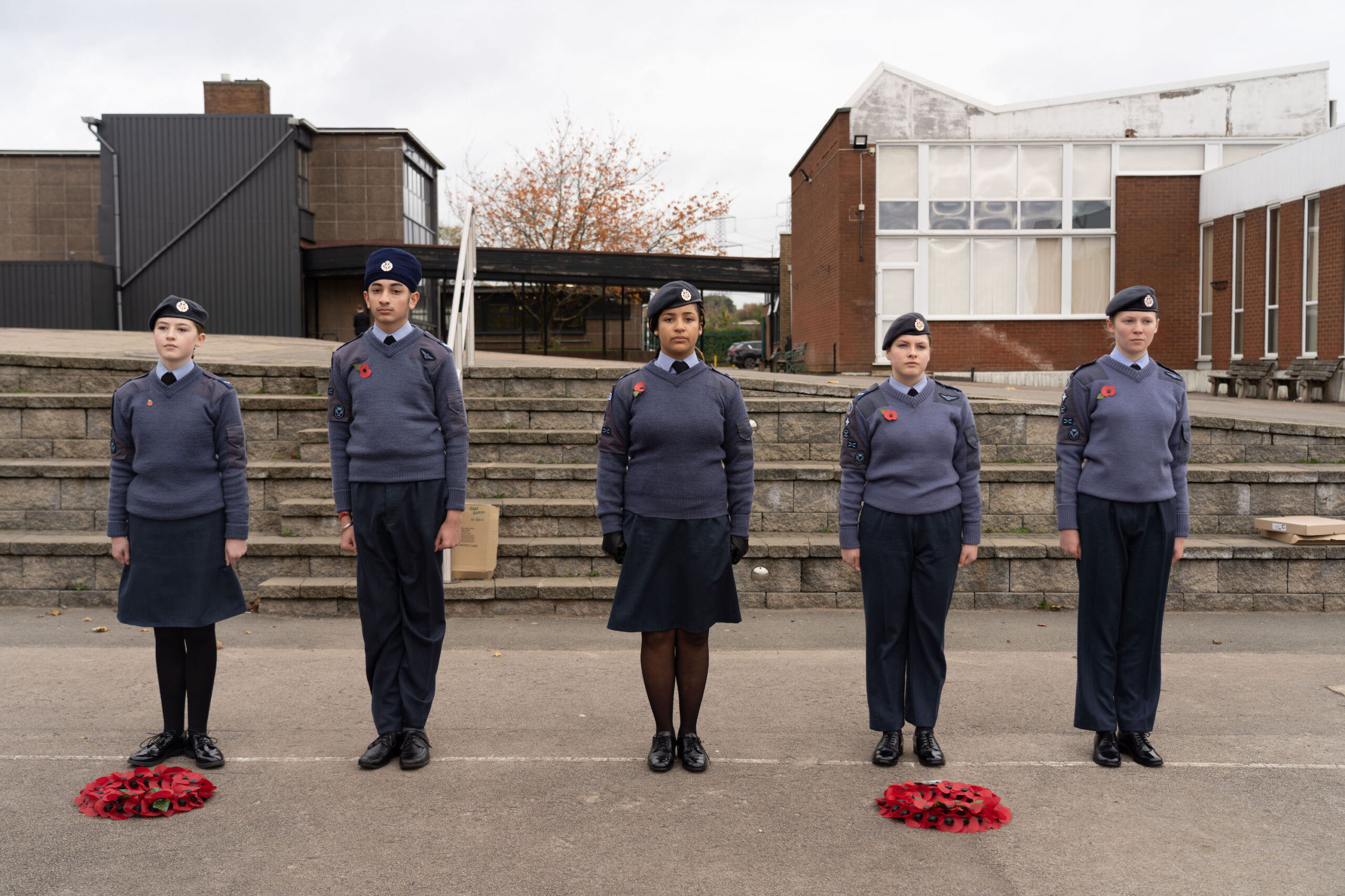 Matrix Cadets Pay Their Respects - Bloxwich Academy