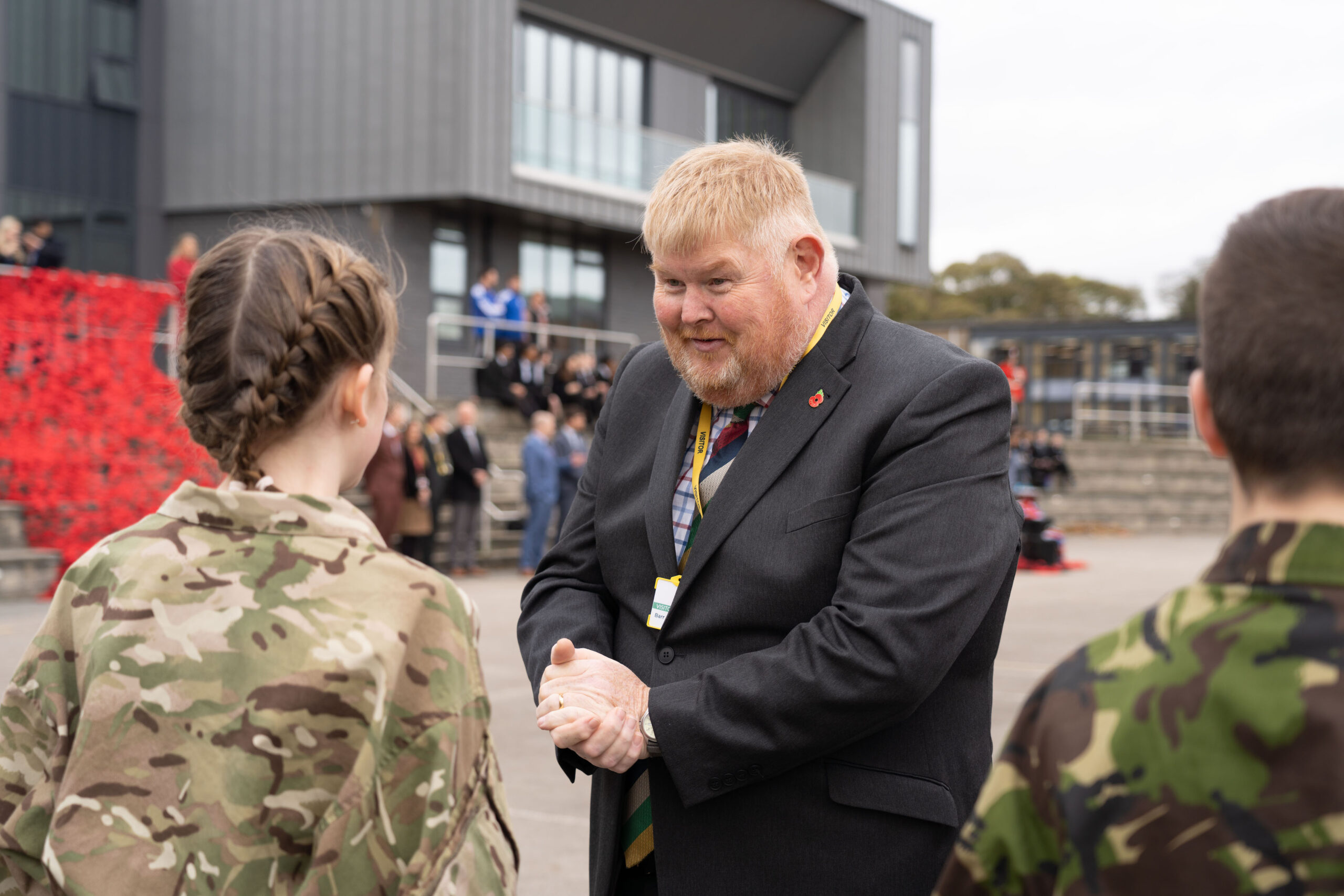 Matrix Cadets Pay Their Respects - Bloxwich Academy