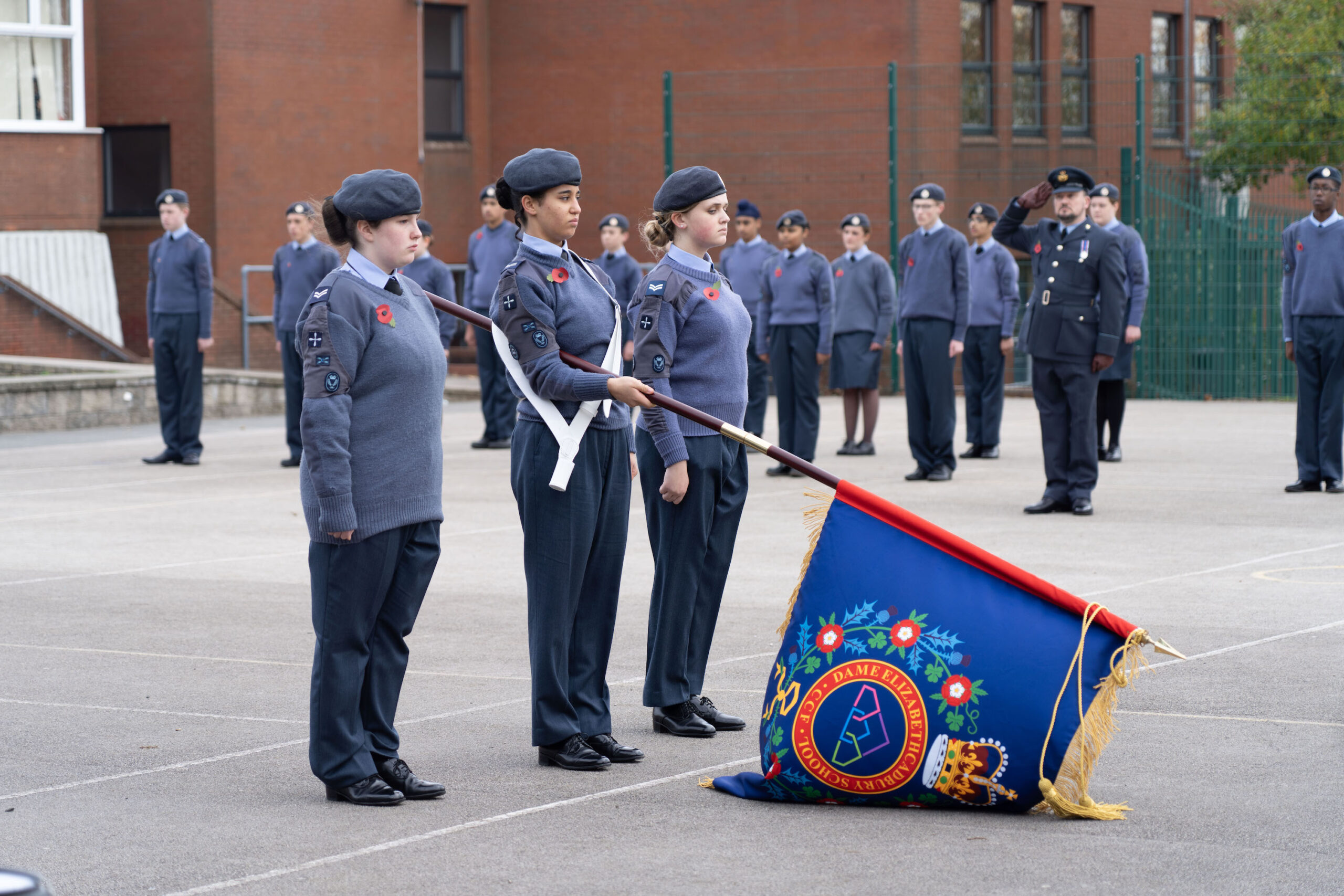 Matrix Cadets Pay Their Respects - Bloxwich Academy