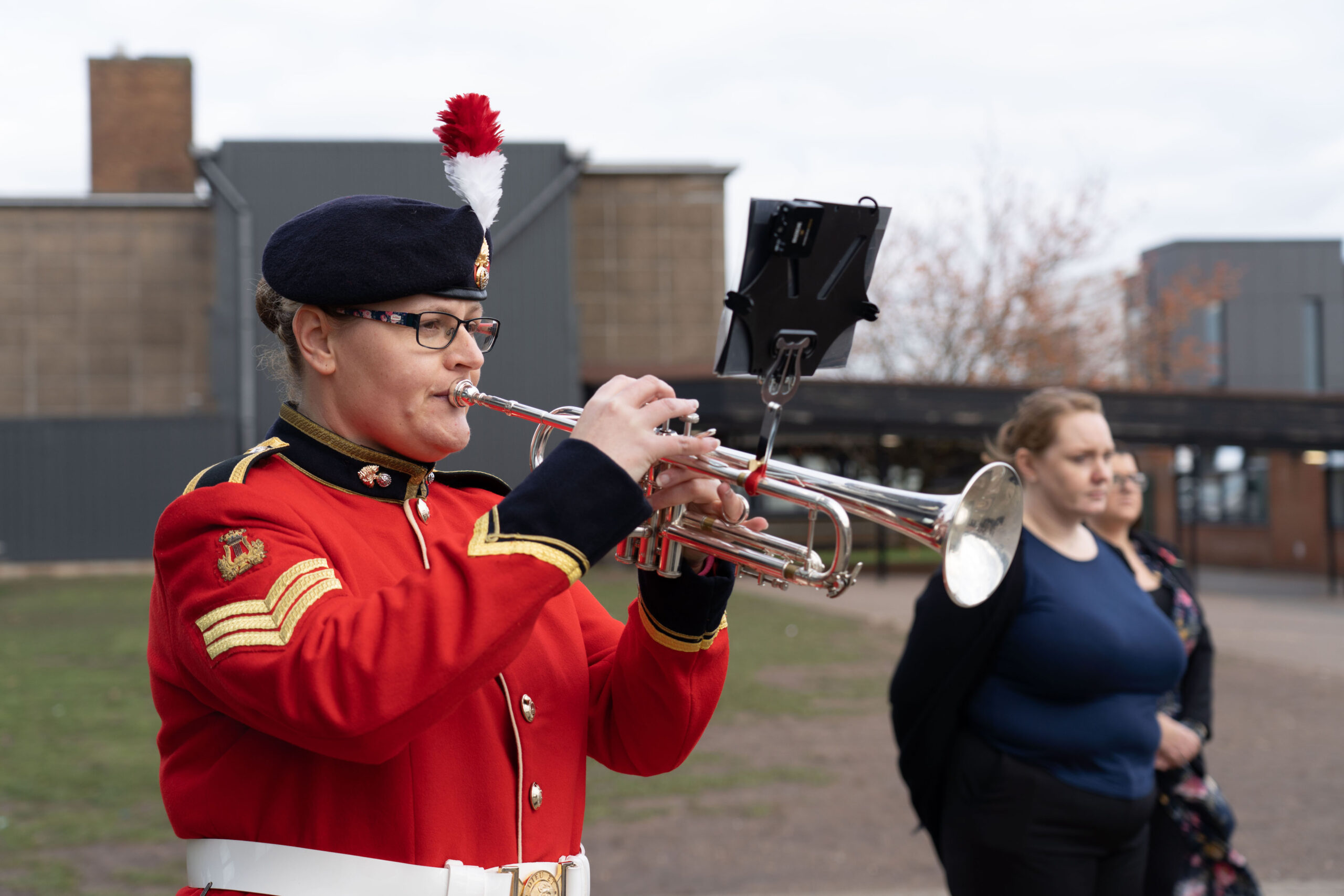 Matrix Cadets Pay Their Respects - Bloxwich Academy