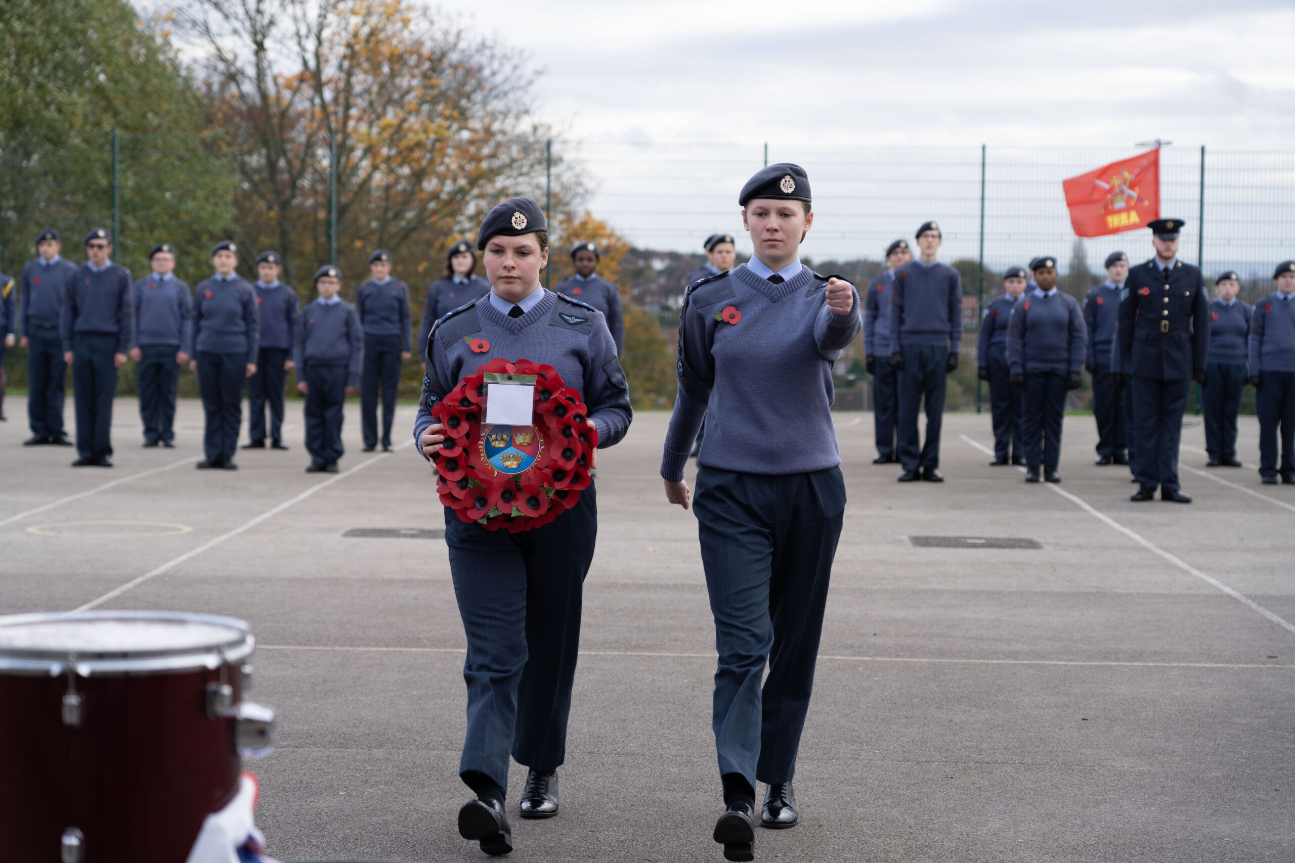 Matrix Cadets Pay Their Respects - Bloxwich Academy