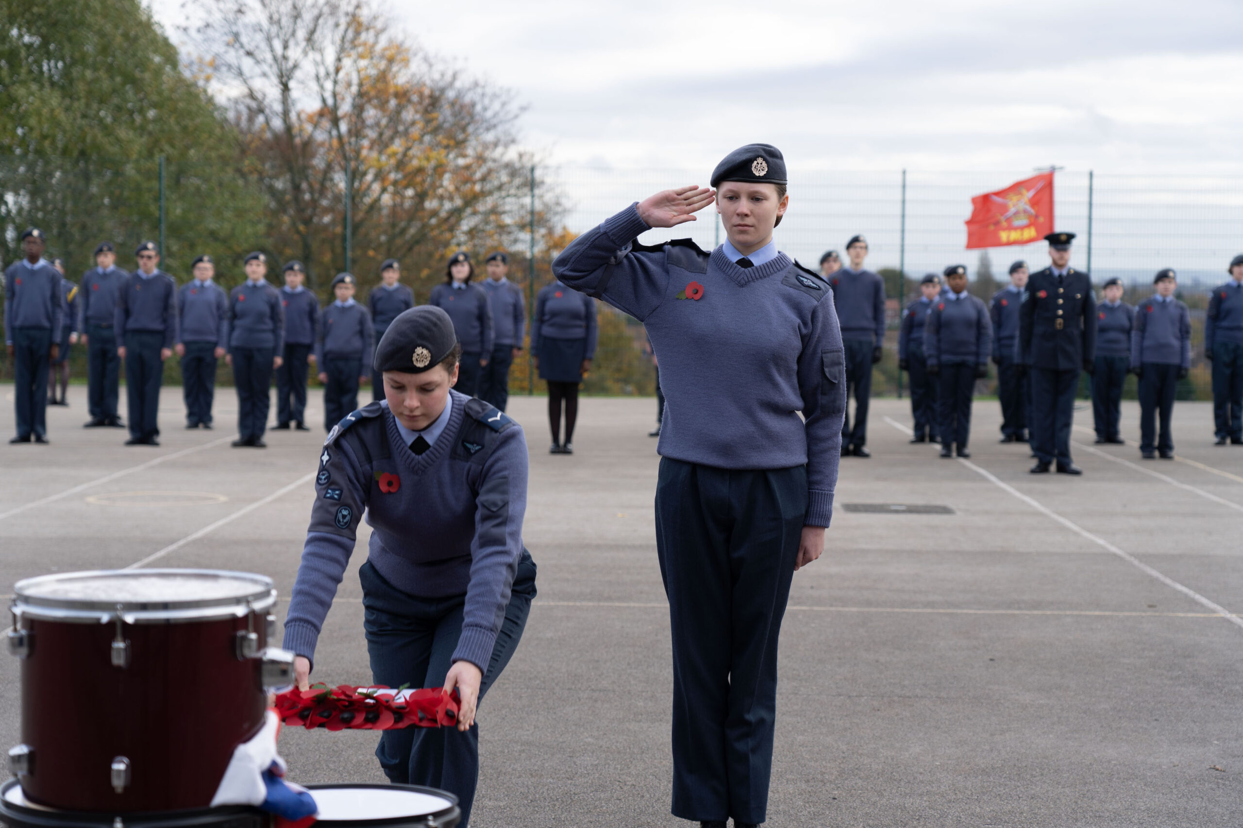 Matrix Cadets Pay Their Respects - Bloxwich Academy