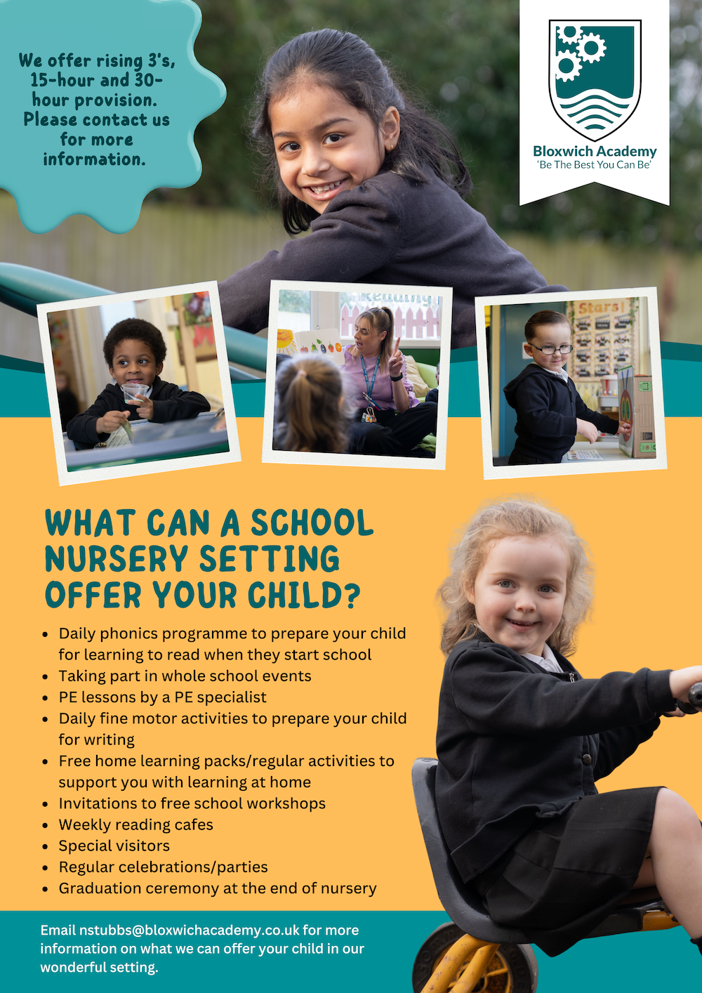 What can a school nursery setting offer your child (1)